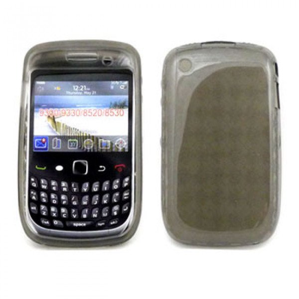 Wholesale BlackBerry Curve 8520 8530 9300 9330 TPU Gel Case (Smoke)